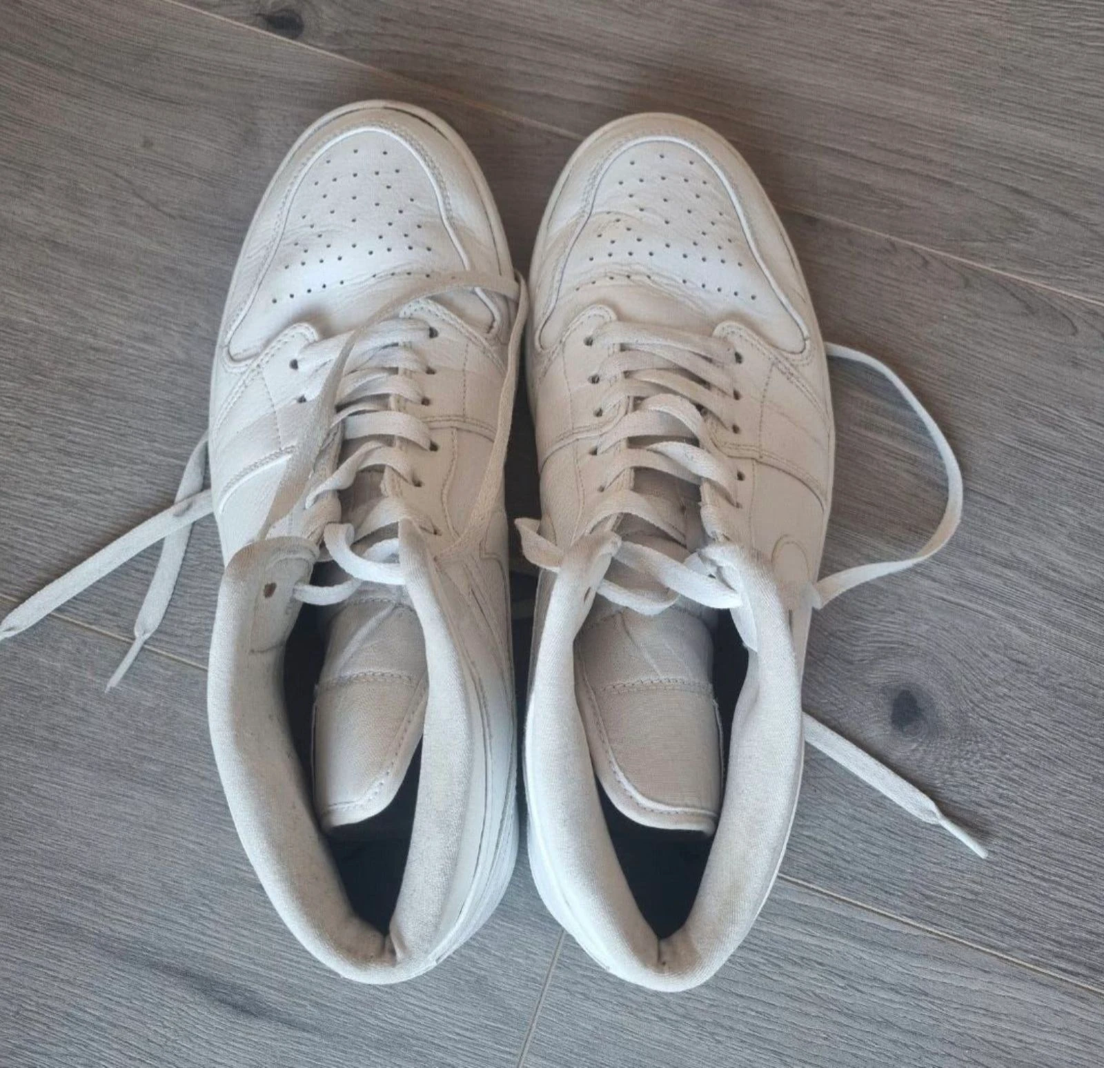 Nike Air Jordan 1 Mid Triple White | Tamanho 44.5 (US 10.5) – photo 3